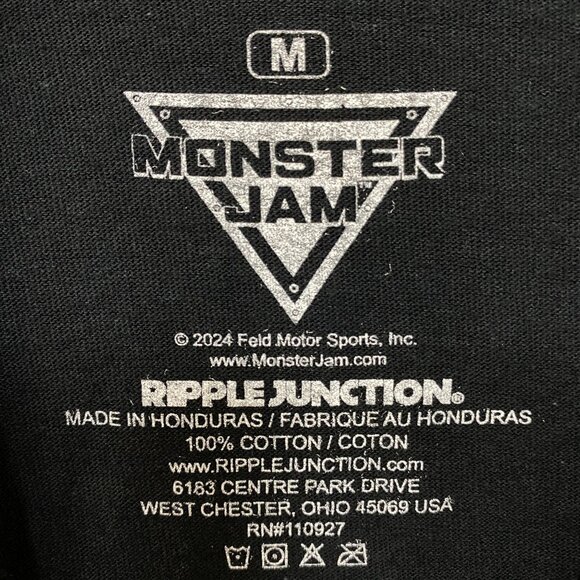 Monster Jam Grave Digger Keeping The Shovel Sharp Graphic T-Shirt Medium - Picture 4 of 4